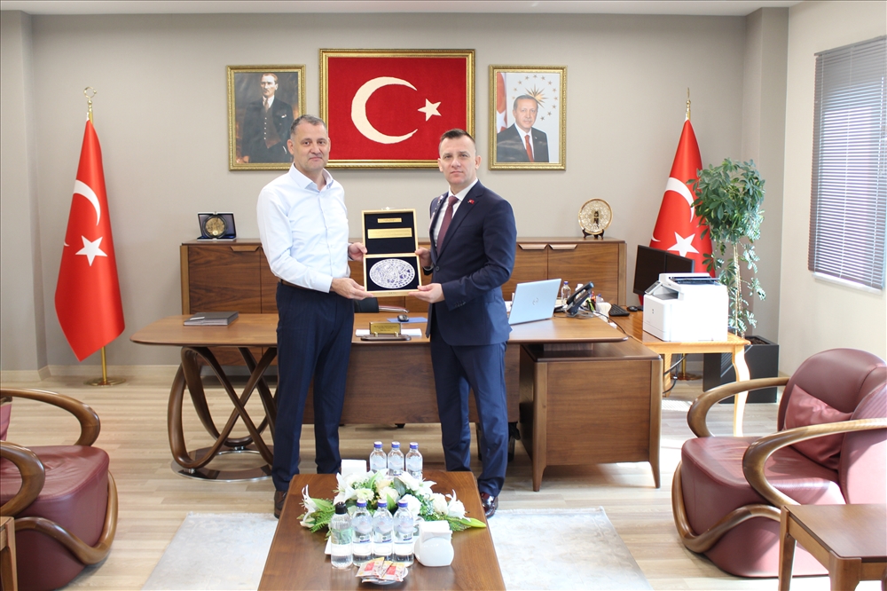 Vali HAKTANKAÇMAZ, Görev Yeri Değişen Kargo Gümrük Müdürünü Kabul Etti 