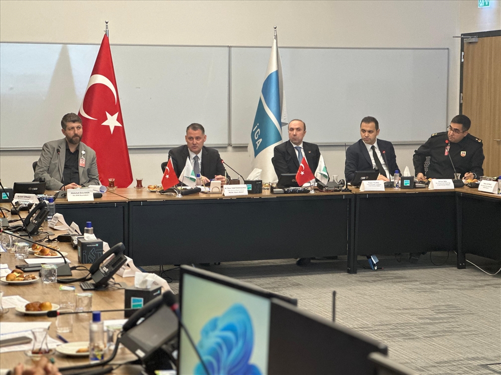 İstanbul Havalimanı 2024 Aralık Ayı Güvenlik Komisyonu Toplantısı Vali HAKTANKAÇMAZ Başkanlığında yapıldı