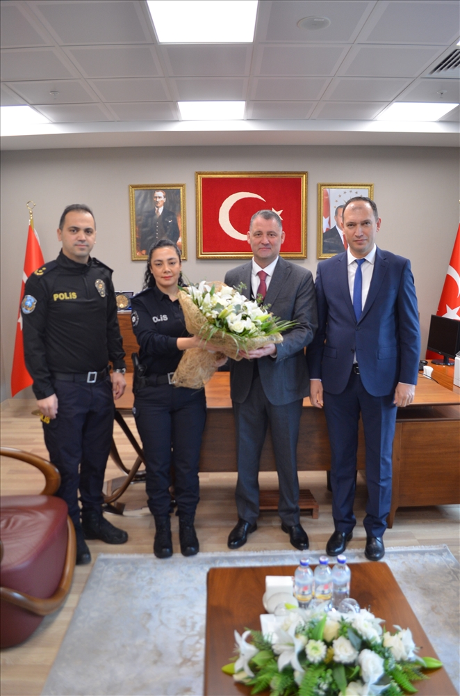 Vali HAKTANKAÇMAZ'a 10 Nisan Polis Haftası Ziyareti
